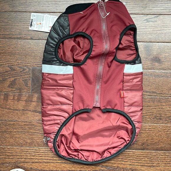 Reddy Dog Vest NWT Size Large 17-19” Neck to Base of Tail Maroon - Picture 2 of 4